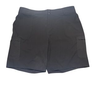 Torrid Happy Camper Black Bermuda Length Camp Shorts